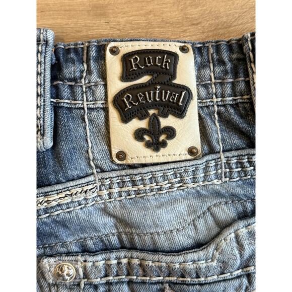 "Rock Revival" (Loic-Slim Boot) Jeans. Men's Size: W31x26 - Picture 8 of 10